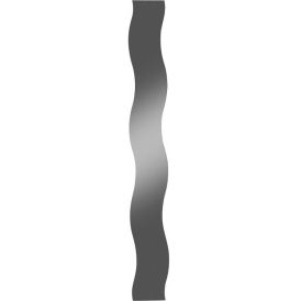Spegill 16,5x150cm Kristall-Form Wave 2 Bylgja