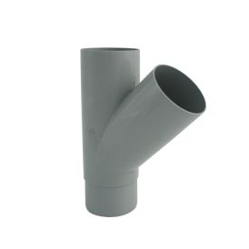 Greinrör Ø75/75mm 45° grátt