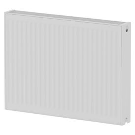 Miðstöðvarofn tvöfaldur 600x800 mm hvítur