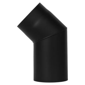 Rör fyrir kamínu 45° Ø150 mm Aduro svart