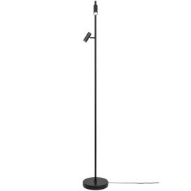 Gólflampi LED Omari svartur 141 cm