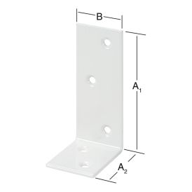 Vinkill 180/120x40mm Vormann hvítur stál