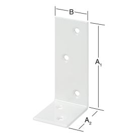 Vinkill 120/80x35mm Vormann hvítur stál