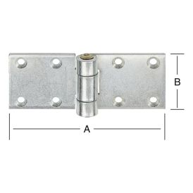 Löm 180x50x4mm Vormann galv.
