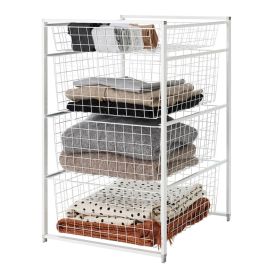 Skúffueining 3 grindur Elfa Lumi Basic 745x450mm hvít