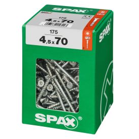 Tréskrúfur TX20 Ø4,5x70 mm 175 stk Spax wirox