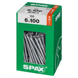 Tréskrúfur TX30 Ø6x100 mm 100 stk Spax wirox