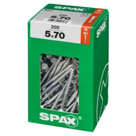 Tréskrúfur TX20 Ø5x70 mm 200 stk Spax wirox