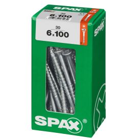 Tréskrúfur TX30 Ø6x100 mm 30 stk Spax wirox