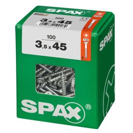 Tréskrúfur TX20 Ø3,5x45 mm 100 stk Spax wirox