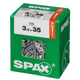 Tréskrúfur TX20 Ø3,5x35 mm 175 stk Spax wirox