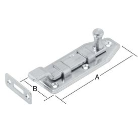 Renniloka 80x30mm Vormann galv.