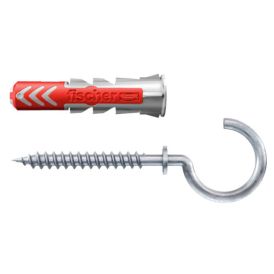 Múrtappi 6x30mm Fischer Duopower 6stk með krók