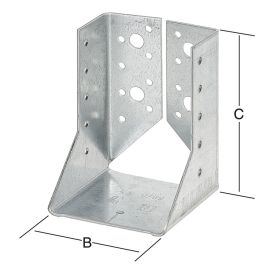 Bjálkaskór B 60x100mm Vormann galv.