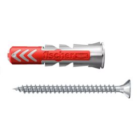 Tappar alhliða Duopower Fischer 8x40mm 50stk með skrúfum