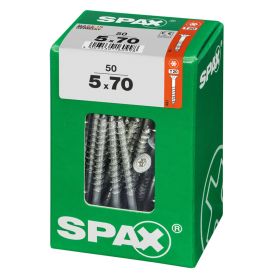 Tréskrúfur TX20 Ø5x70 mm 50 stk Spax wirox