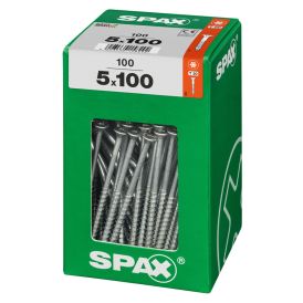Tréskrúfur TX20 Ø5x100 mm 100 stk Spax wirox