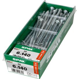 Tréskrúfur TX30 Ø6x140 mm 50 stk Spax wirox