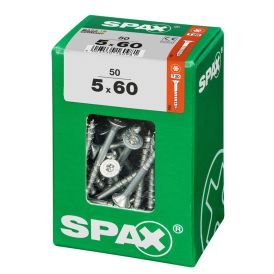 Tréskrúfur TX20 Ø5x60 mm 50 stk Spax wirox