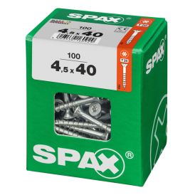 Tréskrúfur TX20 Ø4,5x40 mm 100 stk Spax wirox
