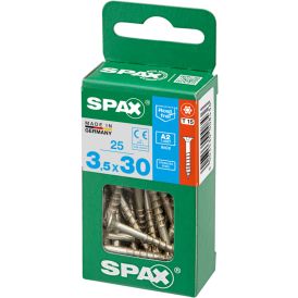Tréskrúfur TX30 Ø3,5x30 mm 25 stk Spax A2