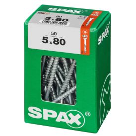 Tréskrúfur TX20 Ø5x80 mm 50 stk Spax wirox