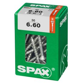 Tréskrúfur TX30 Ø6x60 mm 50 stk Spax wirox