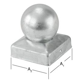 Staurahattur 71x71mm Vormann ryðfrítt stál