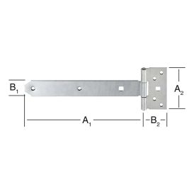 Löm T 400x33mm Vormann galv.