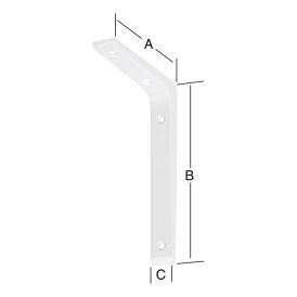 Hilluberi 200x300mm Vormann Elegant hvítur