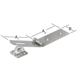 Hespa 35x100mm Vormann ryðfrí
