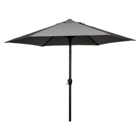 Sólhlíf Eva með sveif og halla Ø300cm Sunfun svört/grá