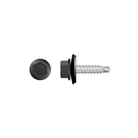 Borskrúfa M14 5,5x35mm 250 stk RAL9005 svartar