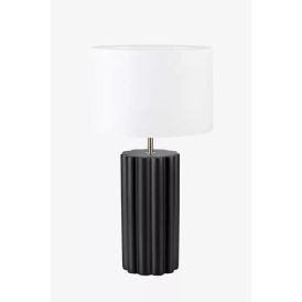 Borðlampi E14 Column 24x44 cm svartur