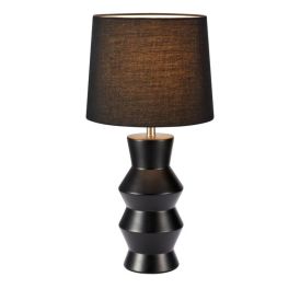 Borðlampi E27 Sienna 46 cm svartur