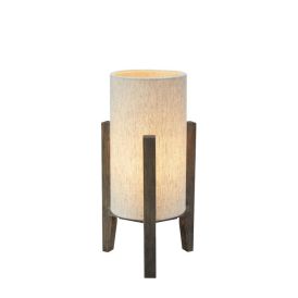 Borðlampi E27 Markslöjd Euca Ø34cm brúnn/beige