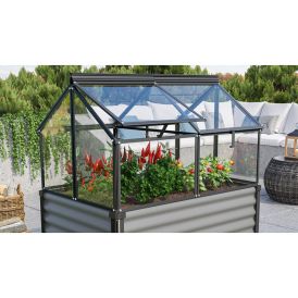 Gróðurhús á beð Gaia Jumbo svart Vitavia