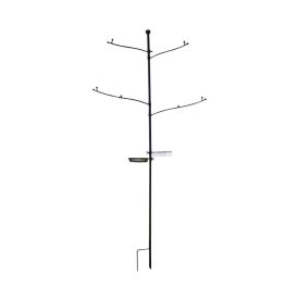 Fuglafóðrari svartur 247cm Garden Life
