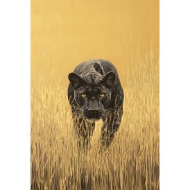 Hljóðvistarmynd pardusdýr 1220x1800x20 mm InEx