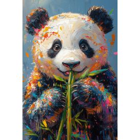 Hljóðvistarmynd pandadýr 1220x1800x20 mm InEx