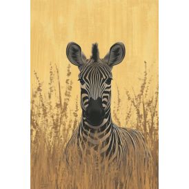 Hljóðvistarmynd sebrahestur 1220x1800x20 mm InEx
