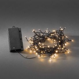 Jólasería 240 LED rafgult ljós Konstsmide 24m IP44 4xD