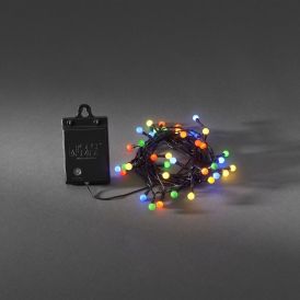 Jólasería 40 LED marglitað ljós Konstsmide 390cm IP44