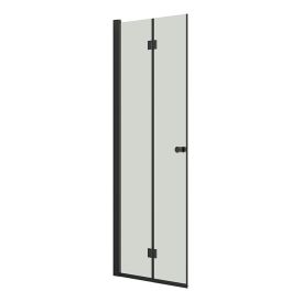 Sturtuhurð Scanbad Flexi 200x77-79cm 6mm Scanbad svört
