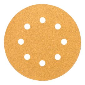 Sandpappír Ø115 mm K80 Craftomat 5 stk ljós