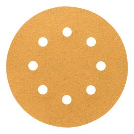 Sandpappír Ø115 mm K120 Craftomat 5 stk ljós