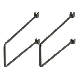 Bókastopp fyrir hillu 250 mm Elfa brúnn