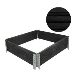 Brettakragi svartur 60x80x20cm Garden Life Premium