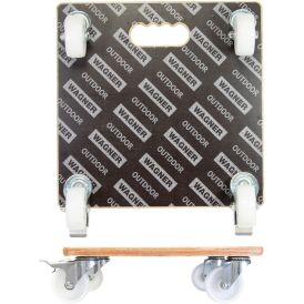 Rúllubretti fyrir blómapott 38cm 300kg