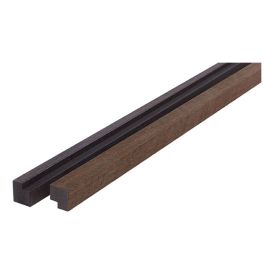 Endalisti fyrir hljóðdempandi plötu 22x25x3000mm 2stk reykt eik